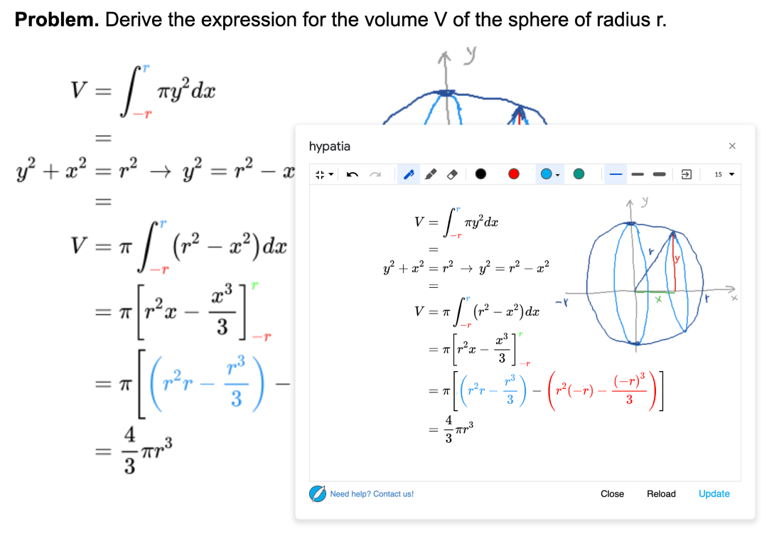 Example of sketches in hypatia